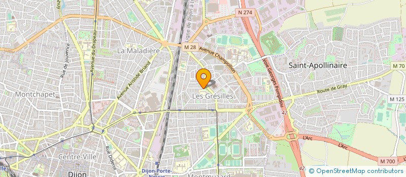 localisation de l'entreprise CONSEIL DEPT PARENTS D'ELEVES FCPE 21 à DIJON