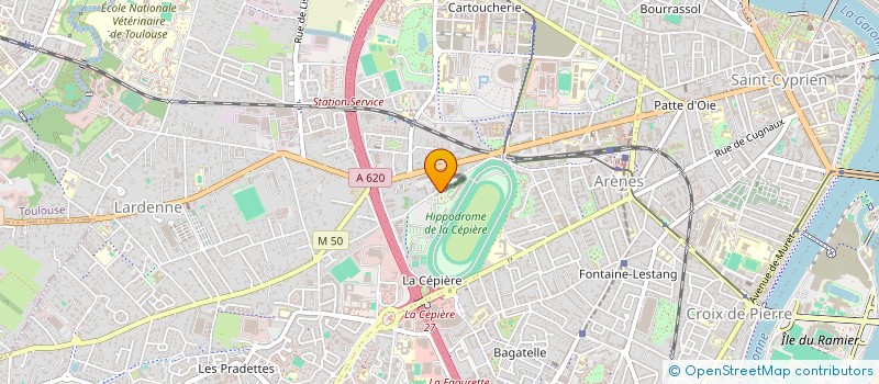 localisation de l'entreprise CONSEIL DES EQUIDES D OCCITANIE à TOULOUSE
