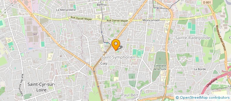 localisation de l'entreprise CONSEIL DES PARENTS D ELEVES à TOURS