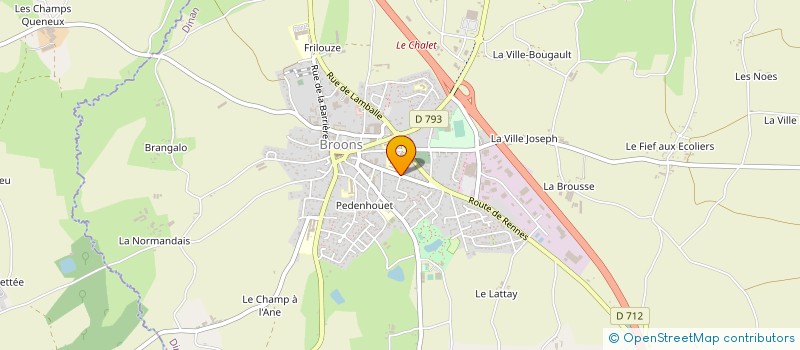 localisation de l'entreprise CONSEIL DES PARENTS D ELEVES  BROONS