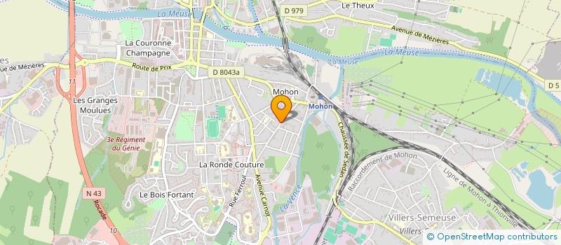 localisation de l'entreprise CONSEIL DES PARENTS D ELEVES  CHARLEVILLE-MEZIERES