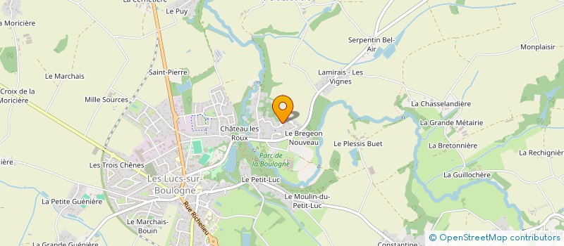 localisation de l'entreprise CONSEIL DES PARENTS D'ELEVES DE L'ECOLE PUBLIQUE JACQUES PREVERT DES LUCS SUR BOULOGNE  LES LUCS-SUR-BOULOGNE