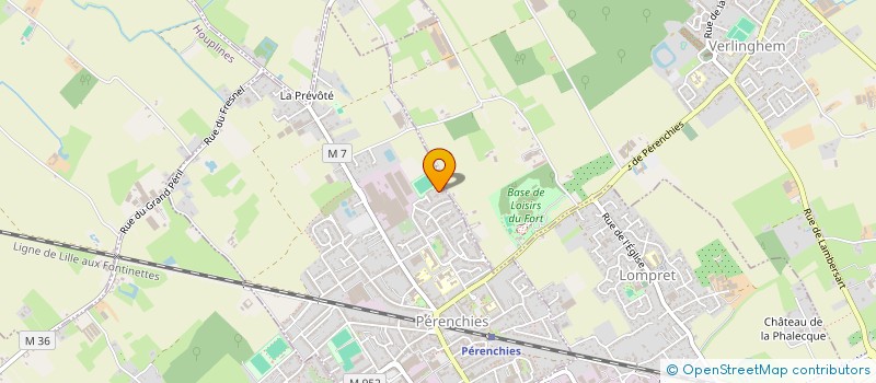 localisation de l'entreprise CONSEIL DES PARENTS D'ELEVES DES ECOLES PUBLIQUES DE PERENCHIES  PERENCHIES