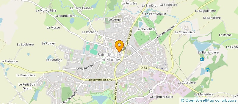localisation de l'entreprise CONSEIL DES PARENTS ELEVES ECOLES PUBLIQ à SEVREMOINE