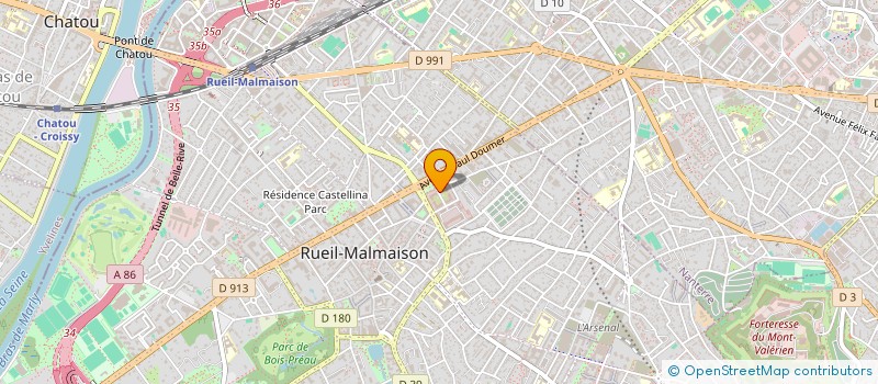 localisation de l'entreprise CONSEIL DES RESIDENT DU GROUPE D'IMMEUBLES CASERNE GUYNEMER à RUEIL-MALMAISON