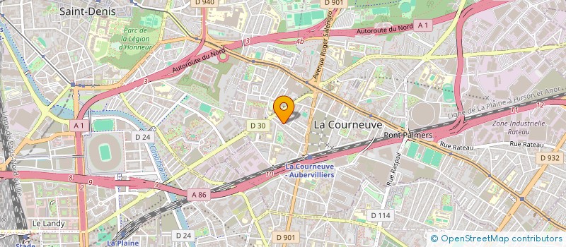 localisation de l'entreprise CONSEIL DES SAGES DES BAMOUN DE FRANCE à LA COURNEUVE