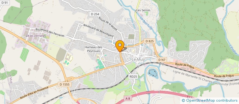 localisation de l'entreprise CONSEIL DEVELOPPEMENT GESTION à LE MUY