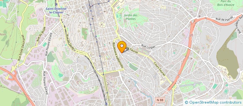 localisation de l'entreprise CONSEIL DEVELOPPEMENT IMMOBILIER  LE CHAMBON-SUR-LIGNON