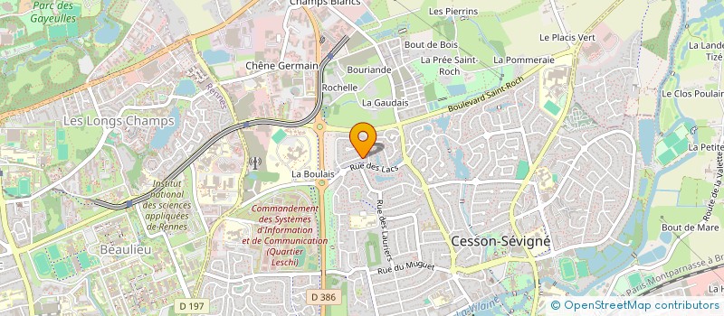 localisation de l'entreprise CONSEIL & DEVELOPPEMENT IMMOBILIER, SOCIETE EN LIQUIDATION  CESSON-SEVIGNE