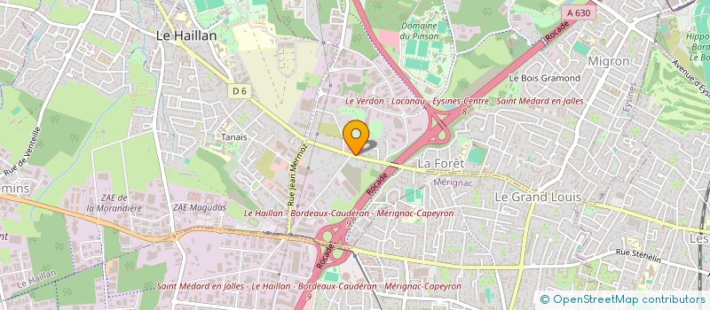 localisation de l'entreprise CONSEIL DEVELOPPEMENT INGENIERIE  EYSINES