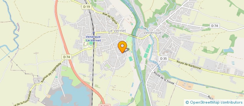 localisation de l'entreprise CONSEIL DIAGNOSTIC ENERGIE  VERNET