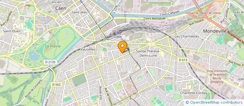 localisation de l'entreprise CONSEIL DISTRIBUTION LOCATION à CAEN