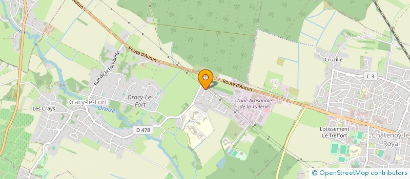 localisation de l'entreprise CONSEIL EHS  DRACY-LE-FORT