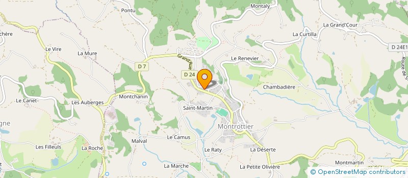 localisation de l'entreprise CONSEIL EMPLOI MOBILITE PROFESSIONNELLE FORMATION ORIENTEE SOLUTION  MONTROTTIER