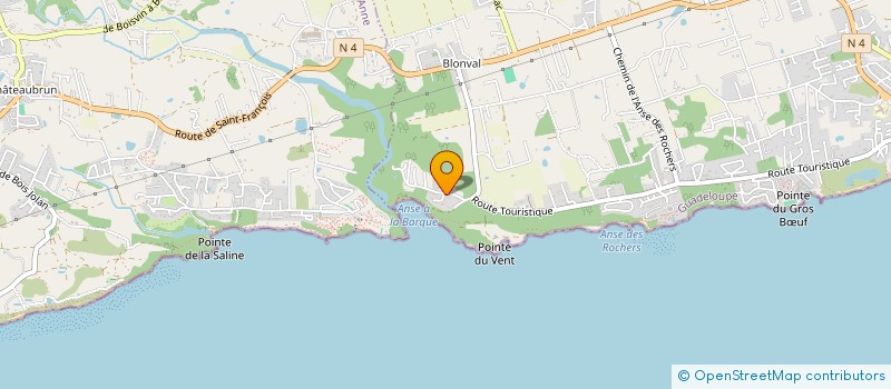 localisation de l'entreprise CONSEIL EN AMENAGEMENT CONSTRUCTION 97  SAINT-FRANCOIS