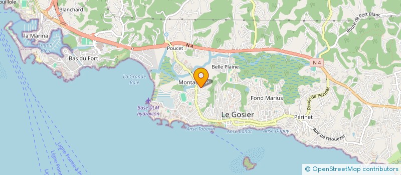 localisation de l'entreprise CONSEIL EN ASSURANCE ET PRESTATAIRE DE SERVICES INDEPENDANT à LE GOSIER