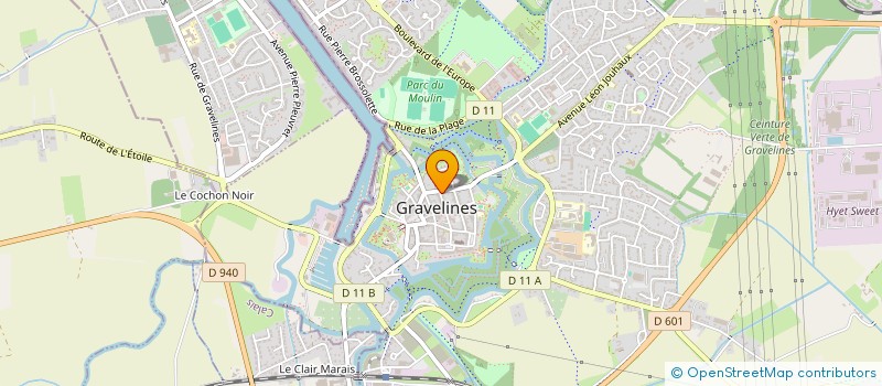 localisation de l'entreprise CONSEIL EN CONSTRUCTION, ENERGIE ET TECHNIQUE DU BATIMENT à GRAVELINES