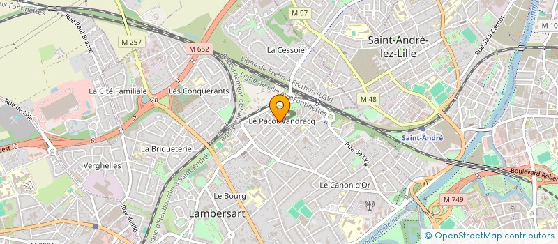 localisation de l'entreprise CONSEIL EN GESTION DES DECHETS à LAMBERSART