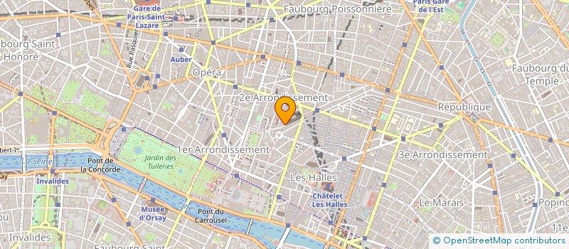 localisation de l'entreprise CONSEIL EN HOTELLERIE ET EN RESIDENCES DE TOURISME  PARIS