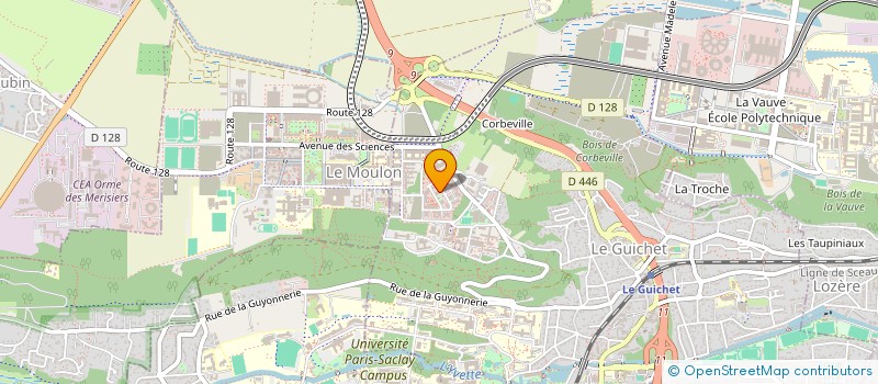 localisation de l'entreprise CONSEIL EN INGENIERIE NAIT à ORSAY