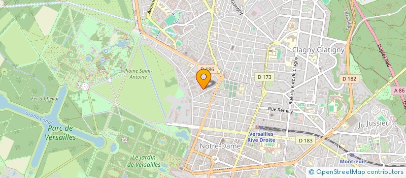 localisation de l'entreprise CONSEIL EN ORGANISATION TECHNIQUE 78 à VERSAILLES