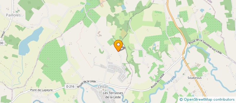 localisation de l'entreprise CONSEIL EN PATRIMOINE  LEDAT