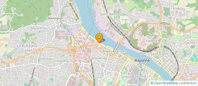 localisation de l'entreprise CONSEIL EN PRESCRIPTION B.T.P.  BAYONNE