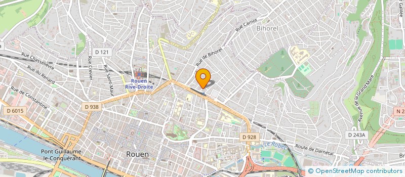 localisation de l'entreprise CONSEIL EN URBANISME RURBAIN ET RURAL  ROUEN