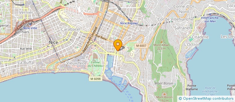 localisation de l'entreprise CONSEIL ENTREPRISE RECOUVREMENT à NICE