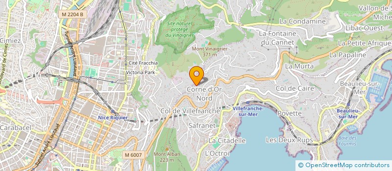localisation de l'entreprise CONSEIL ENVIRONNEMENT DEVELOP DURABLE  NICE
