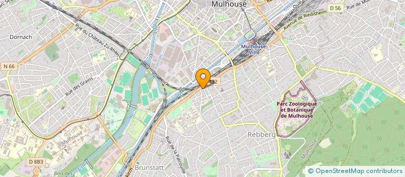 localisation de l'entreprise CONSEIL EST MICRO INFORMATIQUE  MULHOUSE