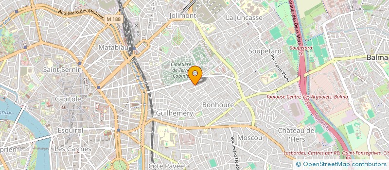 localisation de l'entreprise CONSEIL ET ASSURANCES à TOULOUSE