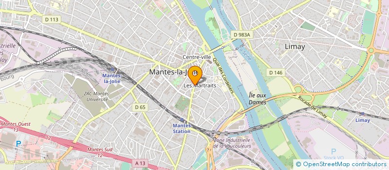 localisation de l'entreprise CONSEIL ET ASSURANCES DU BATIMENT  MANTES-LA-JOLIE