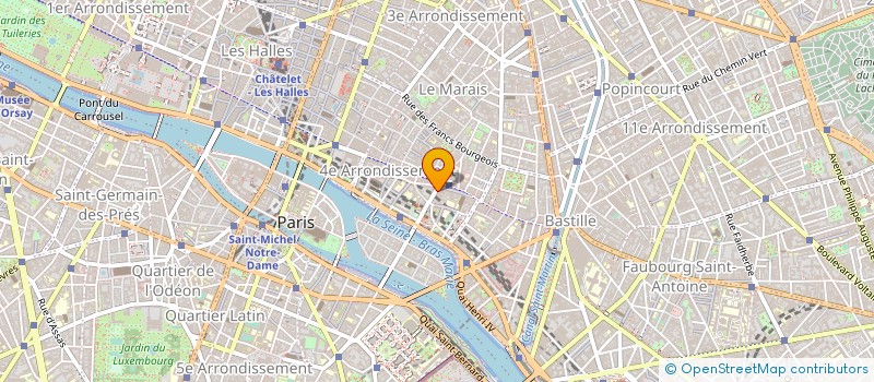 localisation de l'entreprise CONSEIL ET BOIS à PARIS