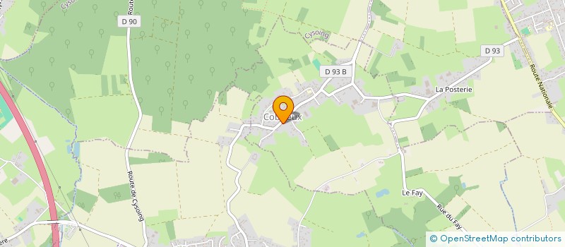 localisation de l'entreprise CONSEIL ET CREA à COBRIEUX