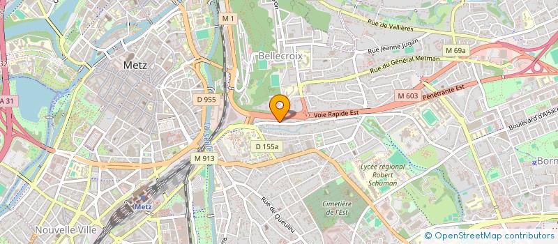 localisation de l'entreprise CONSEIL ET DEVELOPPEMENT  METZ