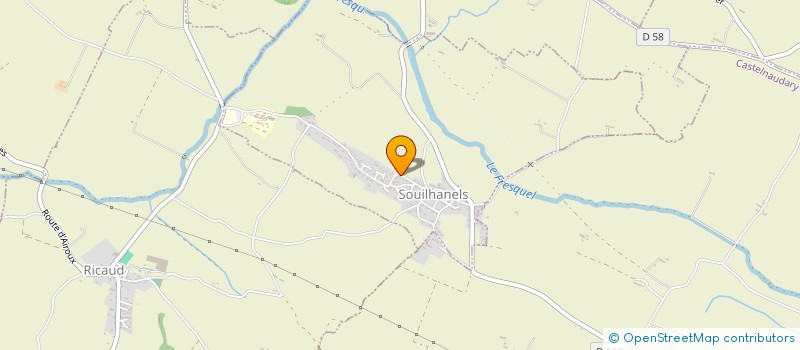 localisation de l'entreprise CONSEIL ET DEVELOPPEMENT  SOUILHANELS