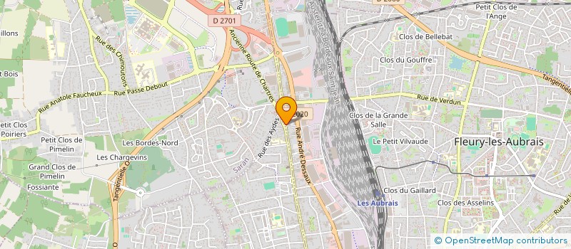 localisation de l'entreprise CONSEIL ET DEVELOPPEMENT INFORMATIQUE à FLEURY LES AUBRAIS