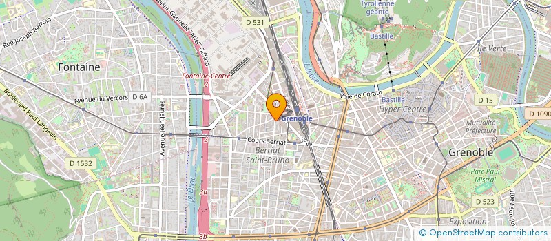 localisation de l'entreprise CONSEIL ET DIAGNOSTIC POUR L'HABITAT à GRENOBLE