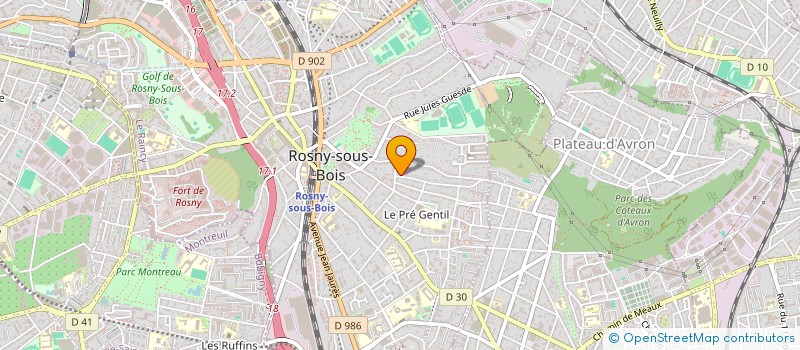 localisation de l'entreprise CONSEIL ET ETUDES MARKETING MEDIAS CE2M à ROSNY-SOUS-BOIS