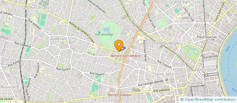 localisation de l'entreprise CONSEIL ET EXPERTISE EN MAINTENANCE INDUSTRIELLE ET ASSAINISSEMENT à BORDEAUX