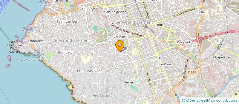 localisation de l'entreprise CONSEIL ET EXPERTISE EN TECHNIQUE DU BATIMENT  MARSEILLE