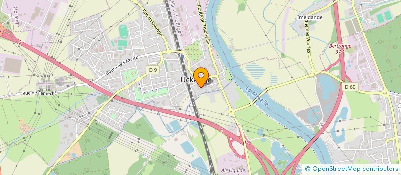 localisation de l'entreprise CONSEIL ET FABRIQUE PAROISSE D'UCKANGE  UCKANGE