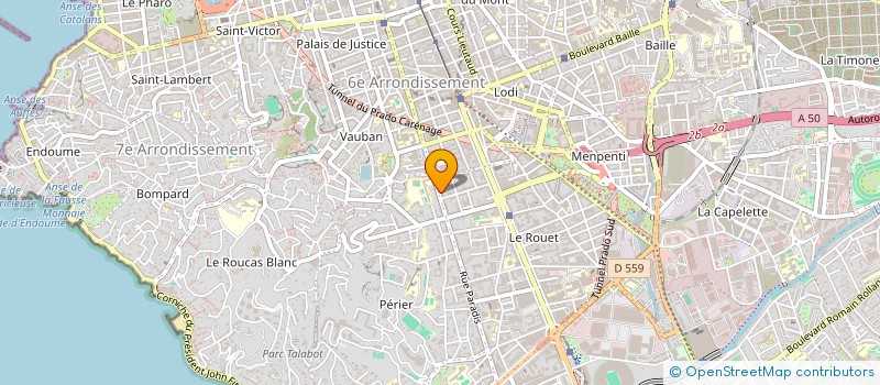 localisation de l'entreprise CONSEIL ET FINANCEMENT REGIONAL à MARSEILLE