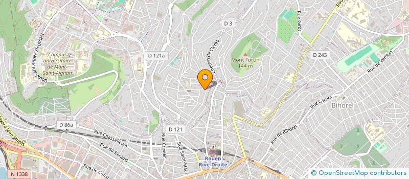 localisation de l'entreprise CONSEIL ET FORMATION EN TECHNIQUES INDUSTRIELLES à MONT-SAINT-AIGNAN