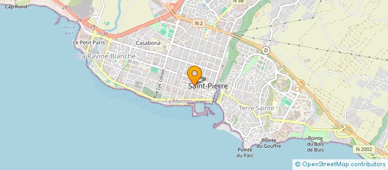 localisation de l'entreprise CONSEIL ET FORMATION OCEAN INDIEN à SAINT-PIERRE