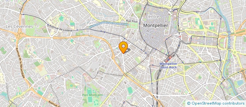 localisation de l'entreprise CONSEIL ET FORMATION PROFESSIONNELLE à MONTPELLIER