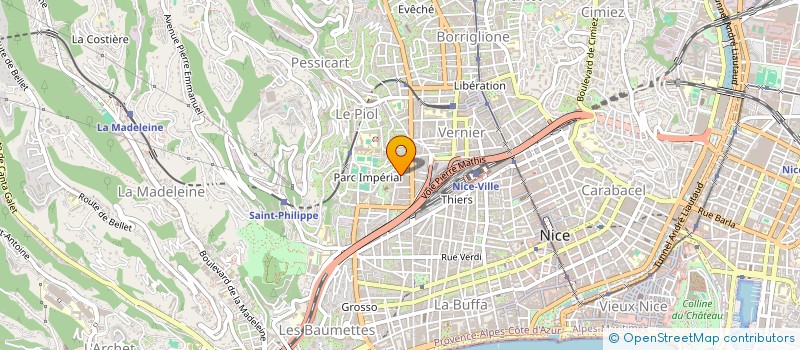 localisation de l'entreprise CONSEIL ET GESTION à NICE