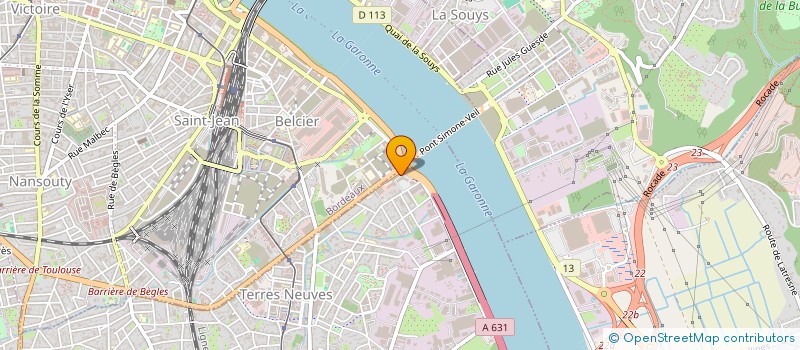 localisation de l'entreprise CONSEIL ET GESTION DES ARTISANS DU TAXI DE LA NOUVELLE AQUITAINE à MERIGNAC