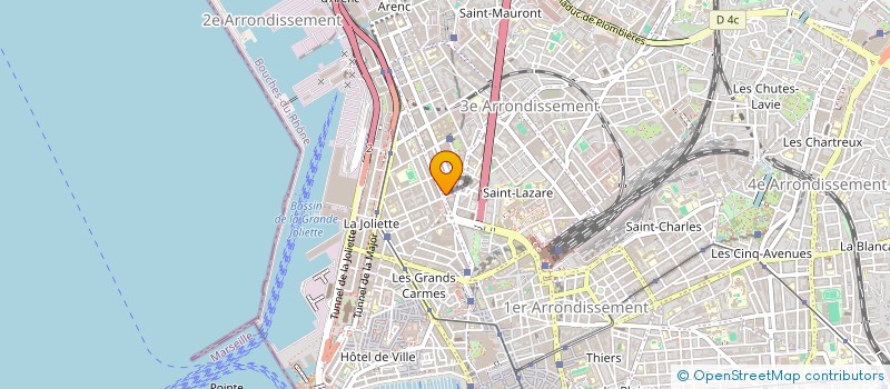 localisation de l'entreprise CONSEIL ET INGENIERIE, CONSTRUCTION ET IMMOBILIER  MARSEILLE